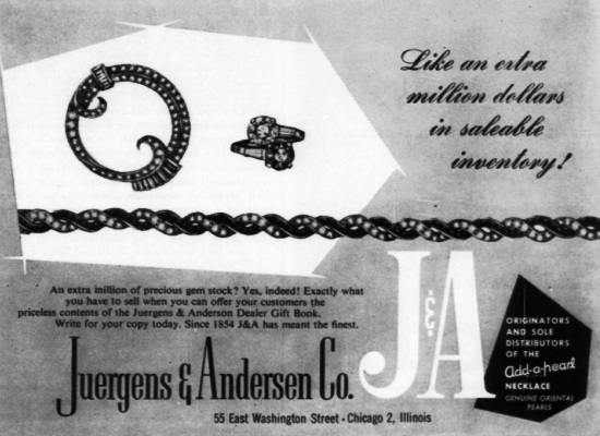 J & A 1960 ad