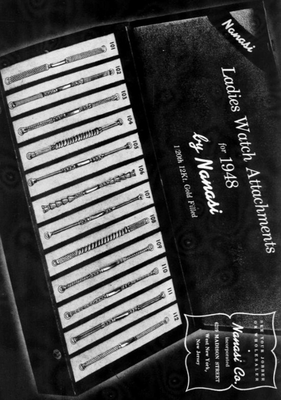 Ladies Watch Attachments for 1948, January 1948 ad