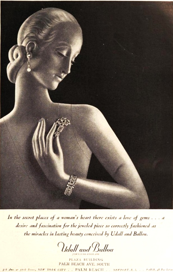 Lasting beauty conceived by Udal and Ballou, Palm Beach Life January 1931