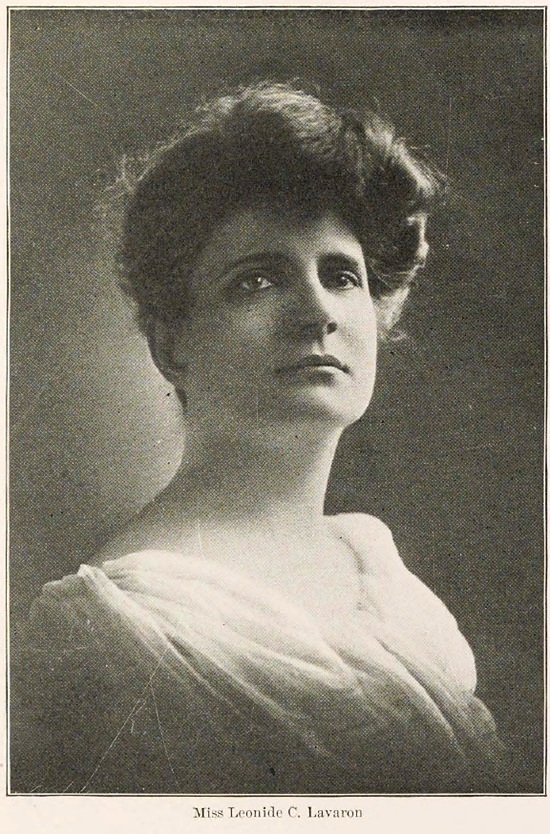 She was known metal worker, painter and writer, Chicago Jewelry Designer Leonide Cecilia Lavaron (1866 - 1931)