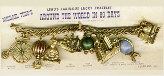 Line of bracelets inspired by 'Around the world in 80 days'