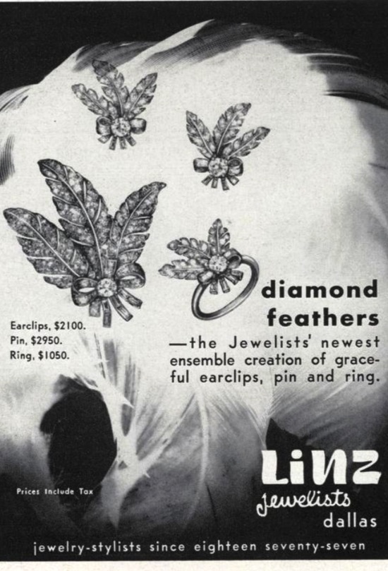 Linz Vogue October 1949 ad