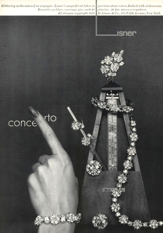 Lisner Vogue 1959 ad