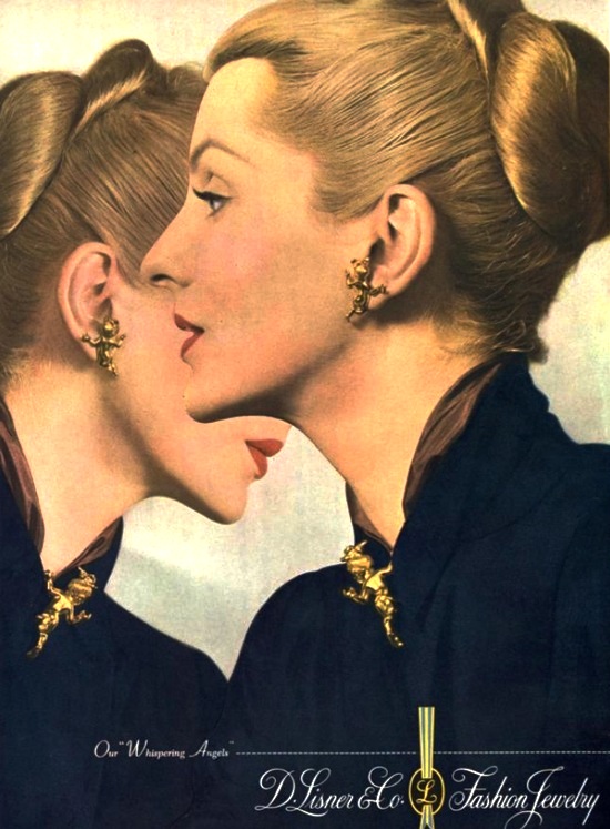 Lisner Vogue December 1940s ad