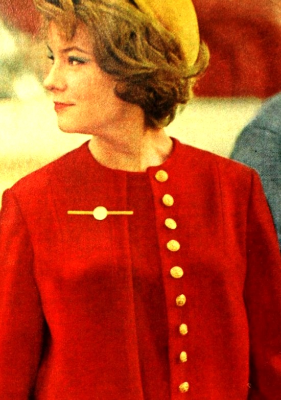 Long pin, Mademoiselle January 1962