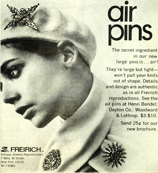 Madmoiselle August 1968 ad