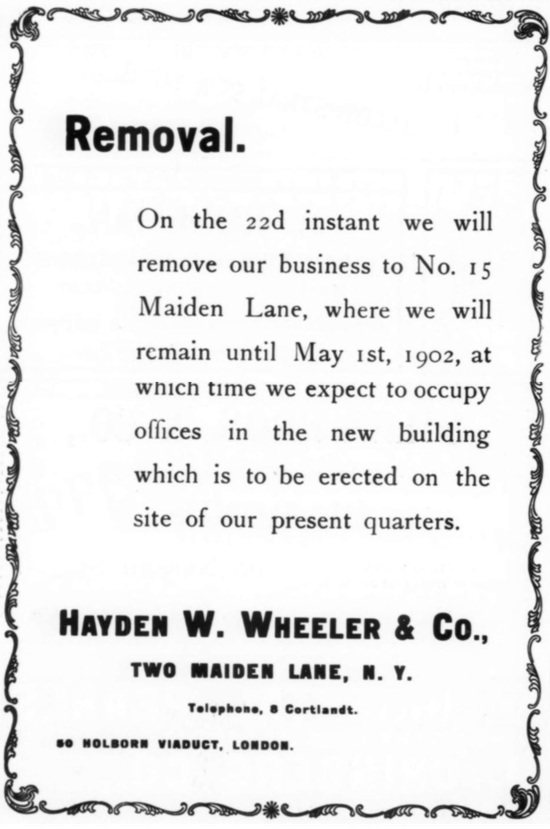 March 1901 note