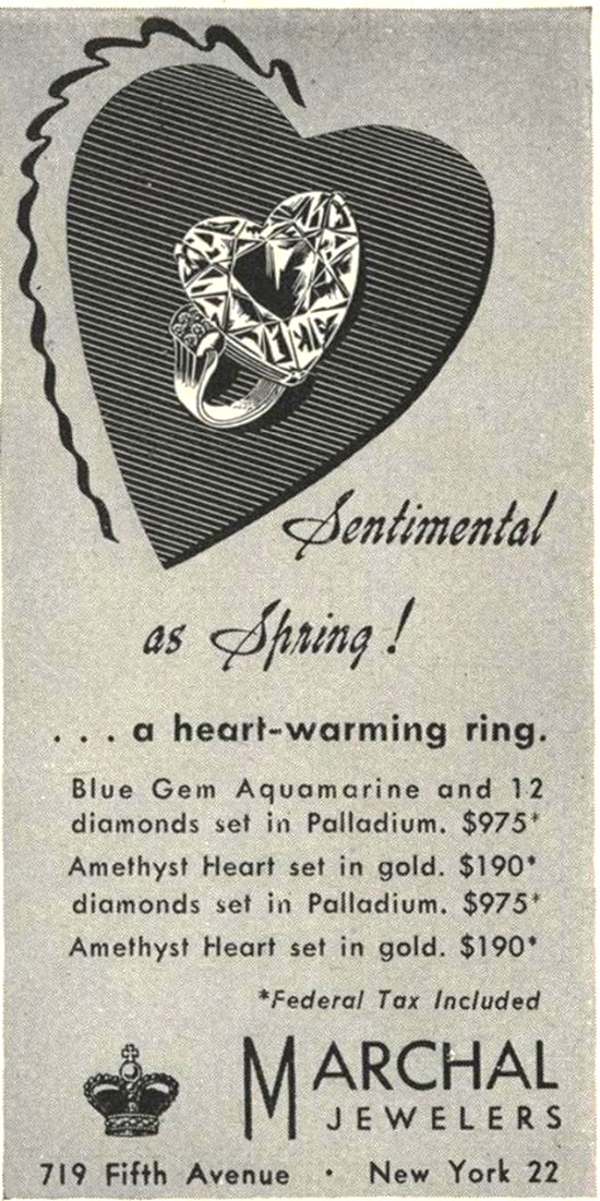 Vogue April 1945 ad