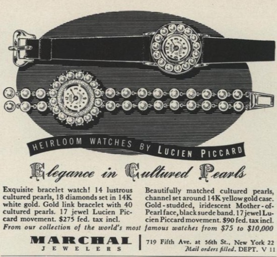 Marchal Vogue November 1951 ad