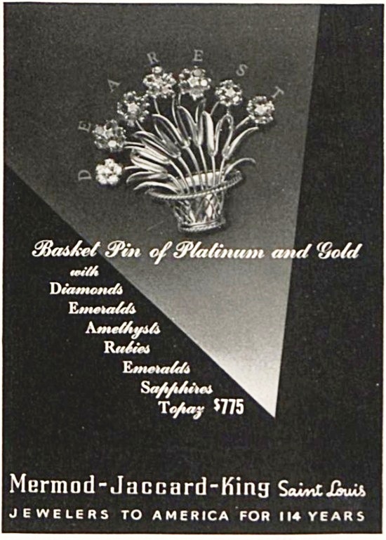 Mermod Vogue September 1943 ad