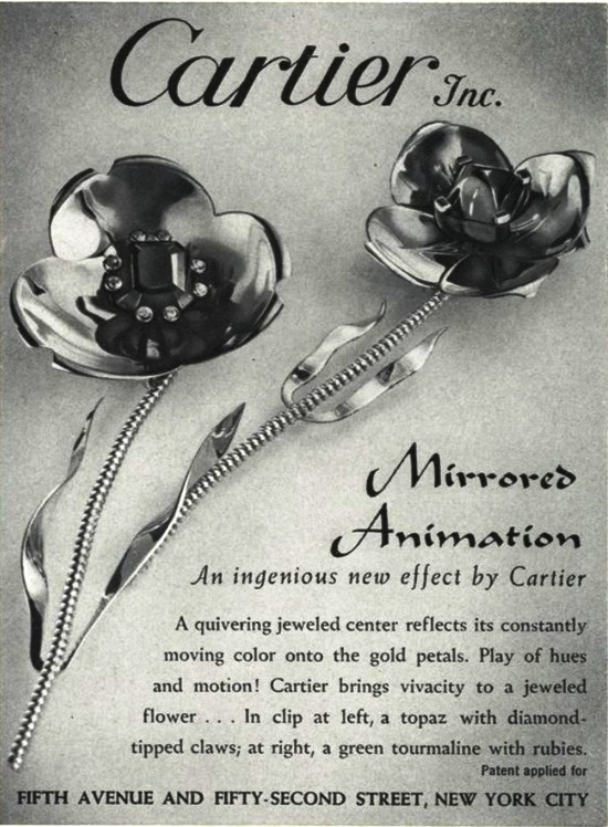 Mirrored Animation, Vogue November 1940 ad