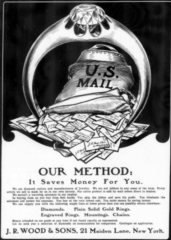 Our Method Saves Money, August 1901 ad