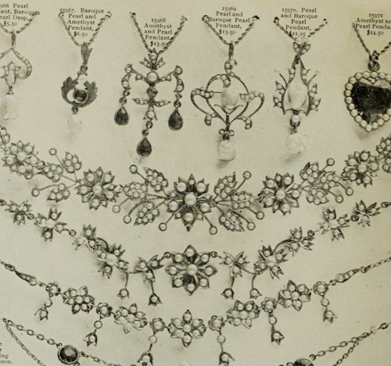 Pearl necklaces