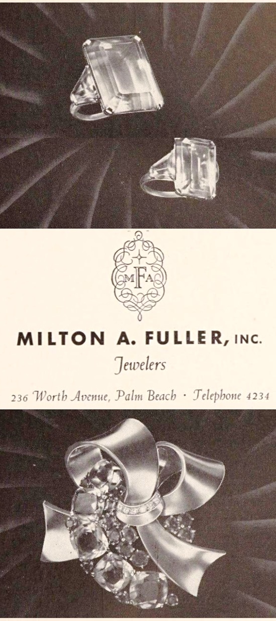Precious stones jewelry, January 1942 ad