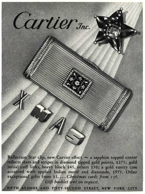 Reflection Star Clip, other gifts, Vogue December 1940