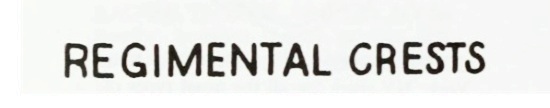 Regimental Crests trademark by Sandor Goldberger Inc, since 1939