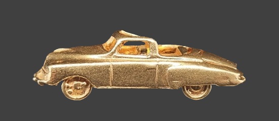 Retro automobile 14 K gold convertible car charm