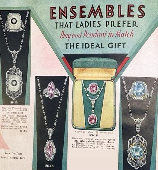 Rings and pendants