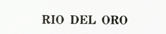 Rio del oro trademark for costume jewelry 1963