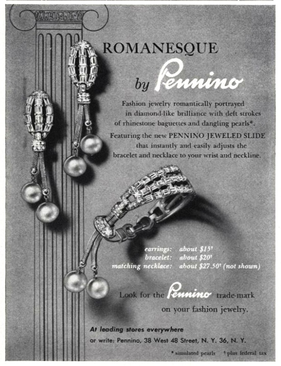 Romanesque collection, Vogue October 1953