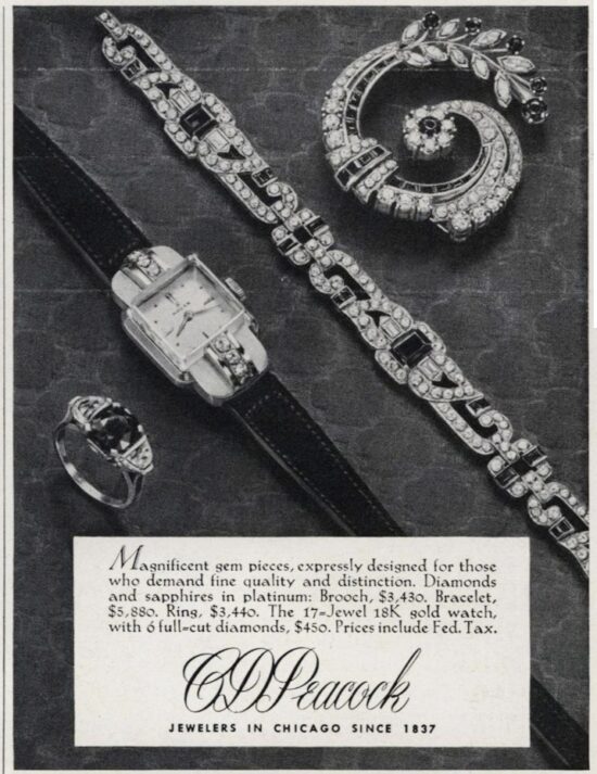 September 1950 Vogue ad