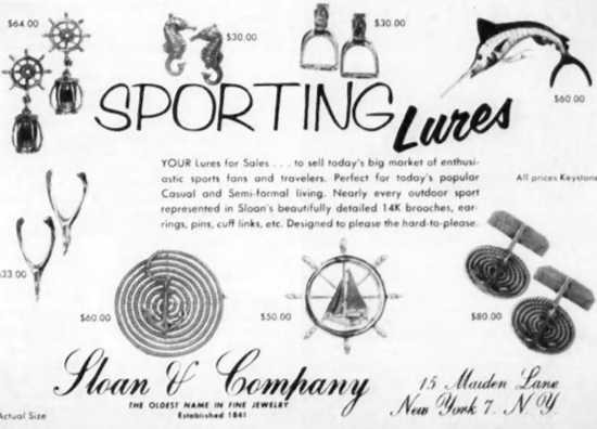 Sloan & Company, March 1956 ad