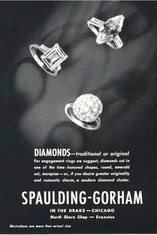 Spaulding Gorham Vogue November 1940 ad