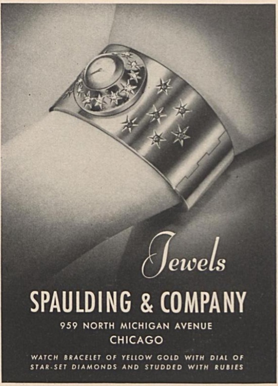 Spaulding Vogue December 1945 ad