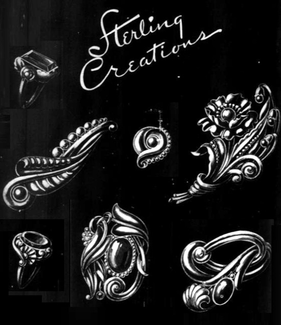 Sterling Creations, July 1941 ad