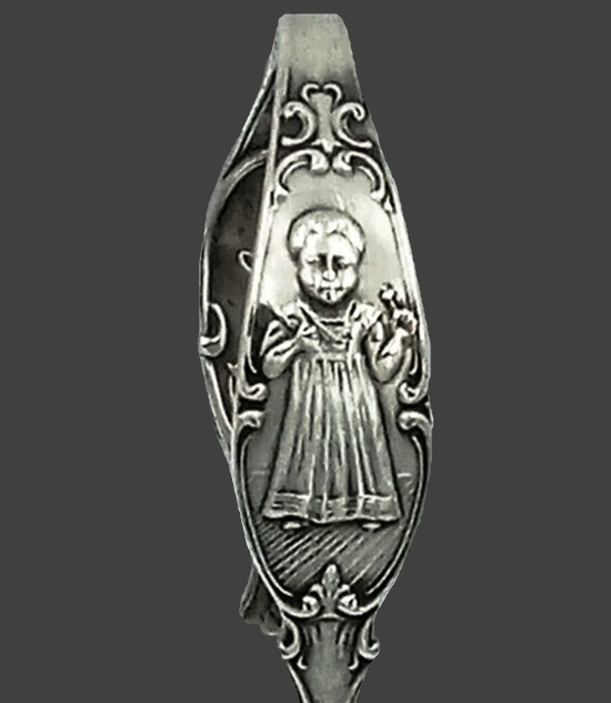 Sterling silver baby spoon