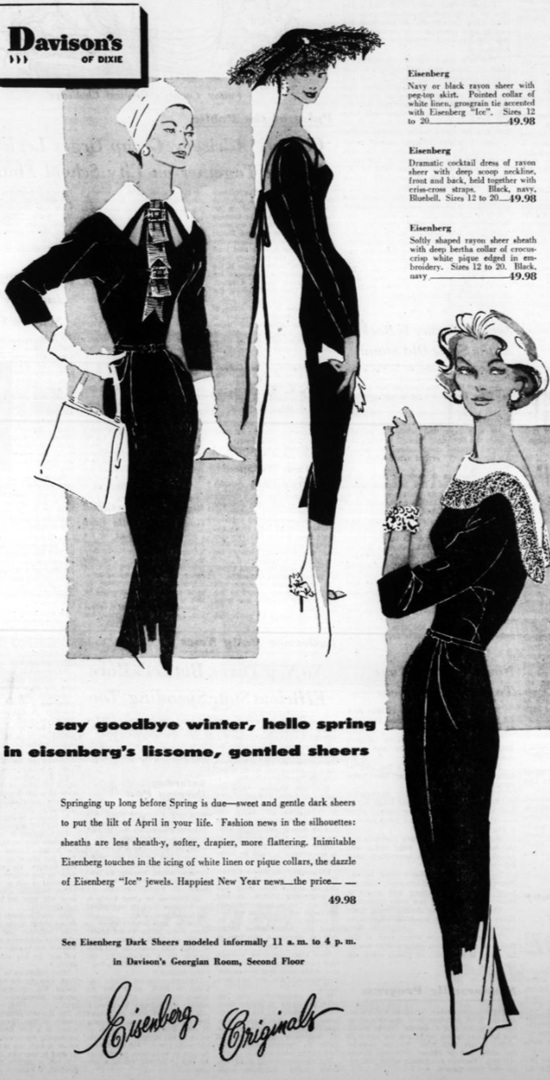 The Atlanta Constitution January 1957 ad