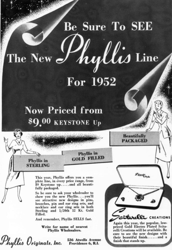 The New Phyllis Line, January 1952 ad