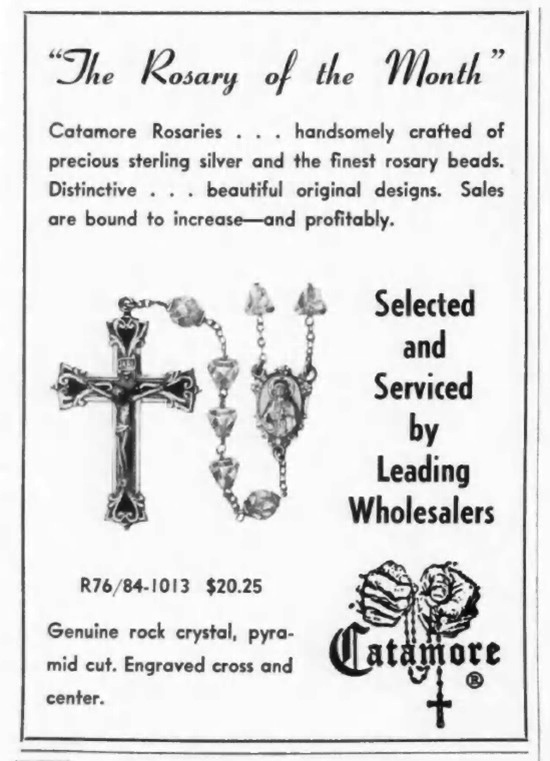 The Rosary of the Month. December 1960 ad