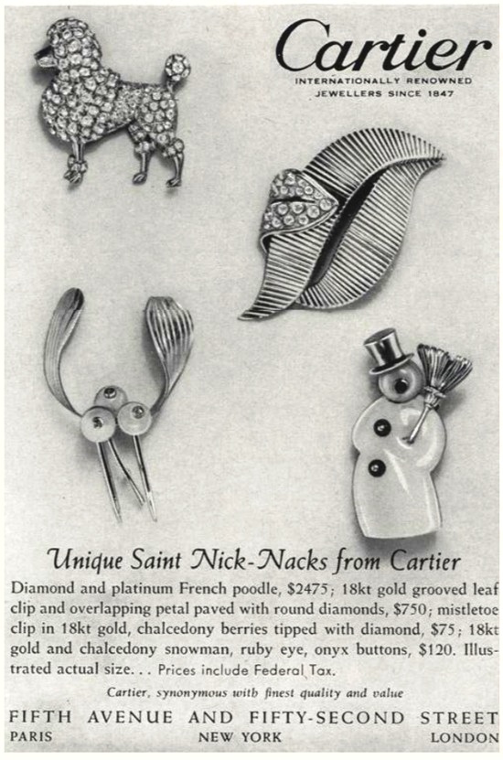 Vogue December 1953 ad