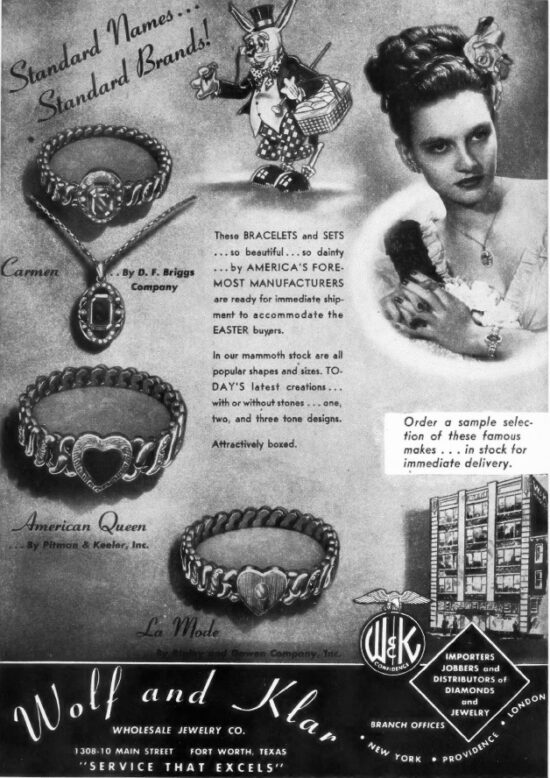 Wolf and Klar Wholesale Jewelry Company